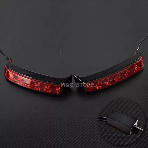 LEDモーターサイクルバッグ ブレーキライト ハーレー ツーリング ロード ストリート グライドバー用 期間限定 20142021