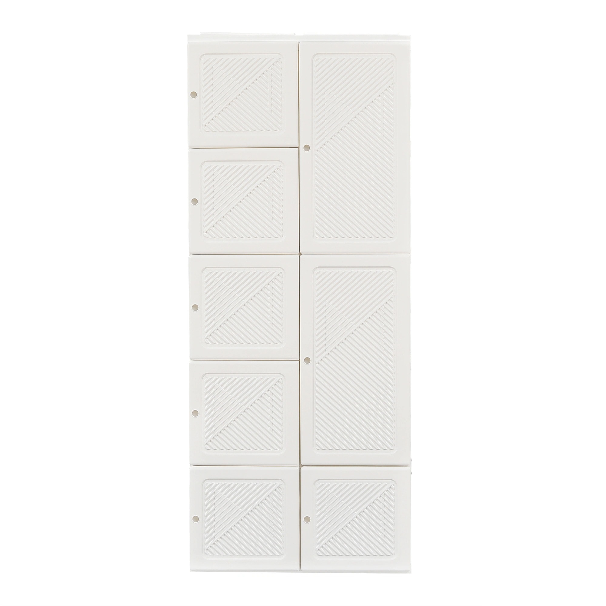 132【幅69*高さ170cmホワイト扉】ワードローブ クローゼット 一体折りたたみ式 収納 扉付き 洋服ダンス ハンガーラック 簡単組立 大容量 衣類 雑物 防塵 省スペース 高耐荷重 新生活 おし