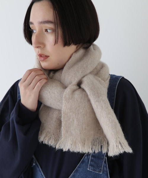 [最安値挑戦]ストール モヘヤミックスストール レディース