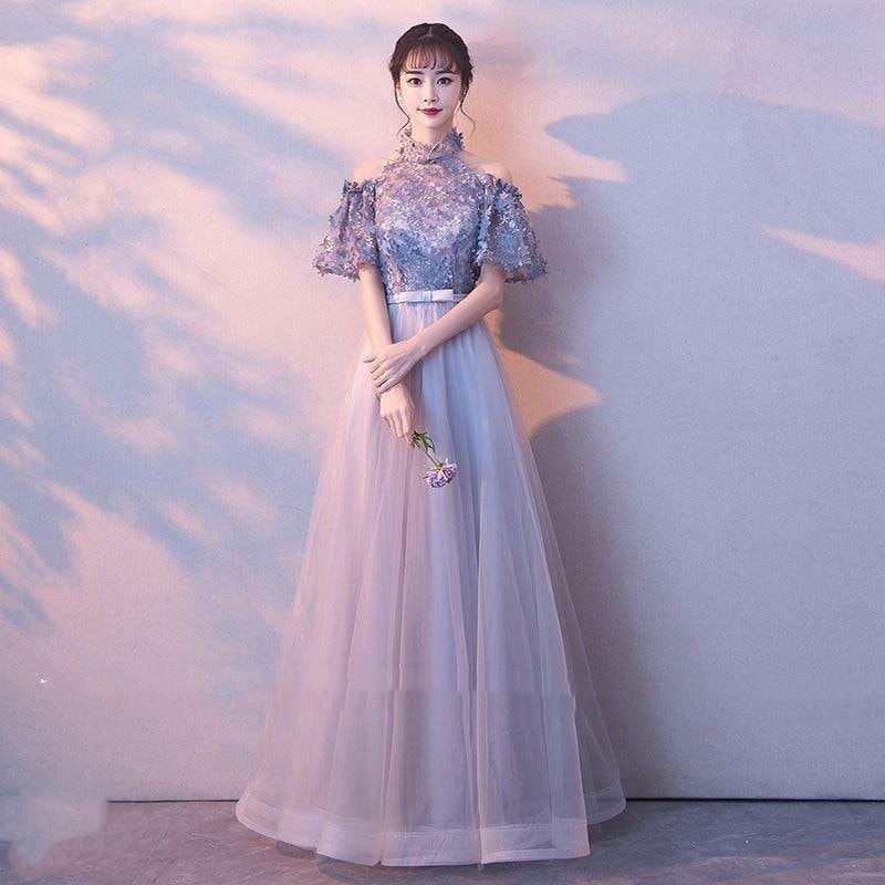 発表会ドレス 安い 演奏会 カラードレス コンサート 結婚式 発表会 ロングドレス 披露宴 ウエディ 6,290円