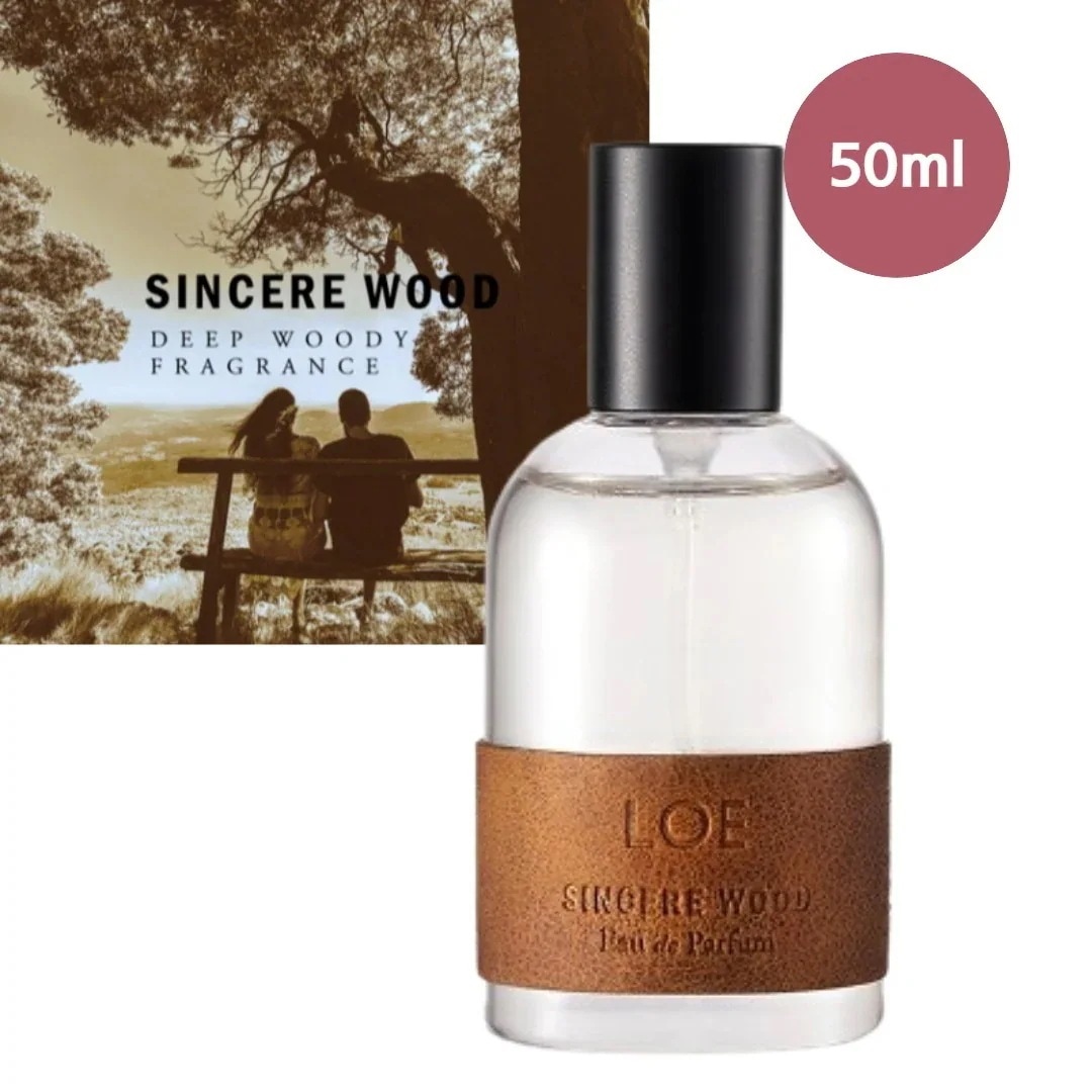 【正規品/TXTヨンジュン,スビンpick】香水/SINCERE WOOD シンシアウッド50ml/木香/森香/ウッディ香/ヴィーガンレザーラベル/韓国香水/デパート化粧品/韓国コスメ