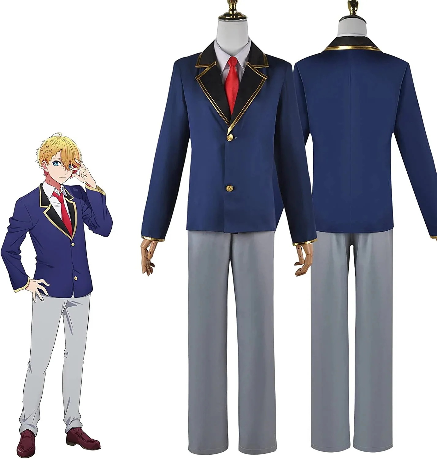 【全シリーズ発売中】 【値引き中】ハロウィン ステージ服 仮装 変身 コスチューム 制服 ユニフォーム コスプレ衣装 星野アクア 推し子