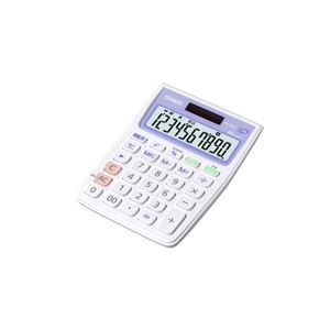(まとめ) カシオ 抗菌電卓 ミニジャストタイプ10桁 MW-102CL-N 1台 (×10セット)その他