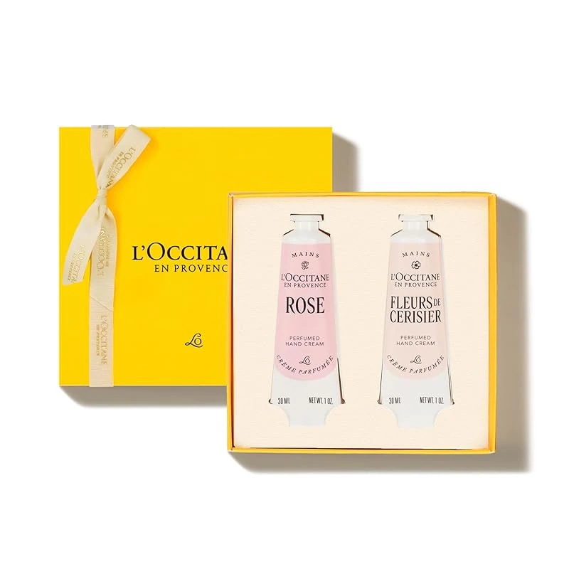 【即納】ロクシタン(LOCCITANE) フルールドスリジエサクラ[チェリーブロッサム]＆ローズ ハンドデュオ ハンドクリーム2本ギフトセット 誕生日 女性 男性 人気 送別 クリスマス プレゼント