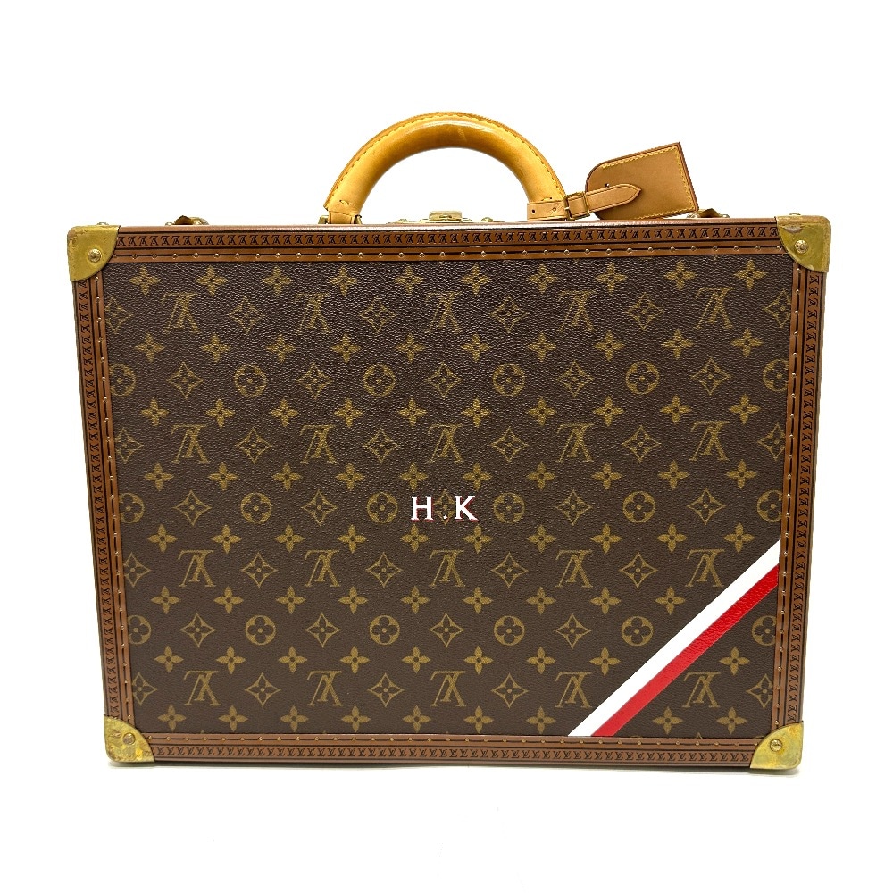 トランク M21423 コトヴィル45 イニシャル(H・K) ハードケース 旅行バッグ カバン モノグラムキャンバス ブラウン