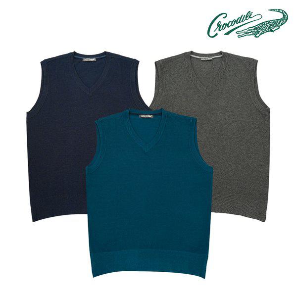 シグネチャーピケ組織VネックベストCDAAATP9793