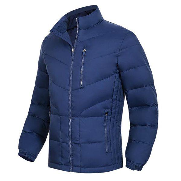 ウルトラライトダックダウンハイネック軽量パディングジャンパージャケット