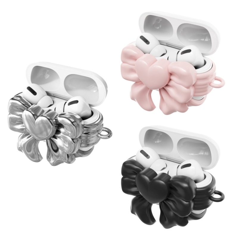 ANDAASH Airpods BOW 01 / Airpods 3, PRO2 ケース / Airpods アクセサリ