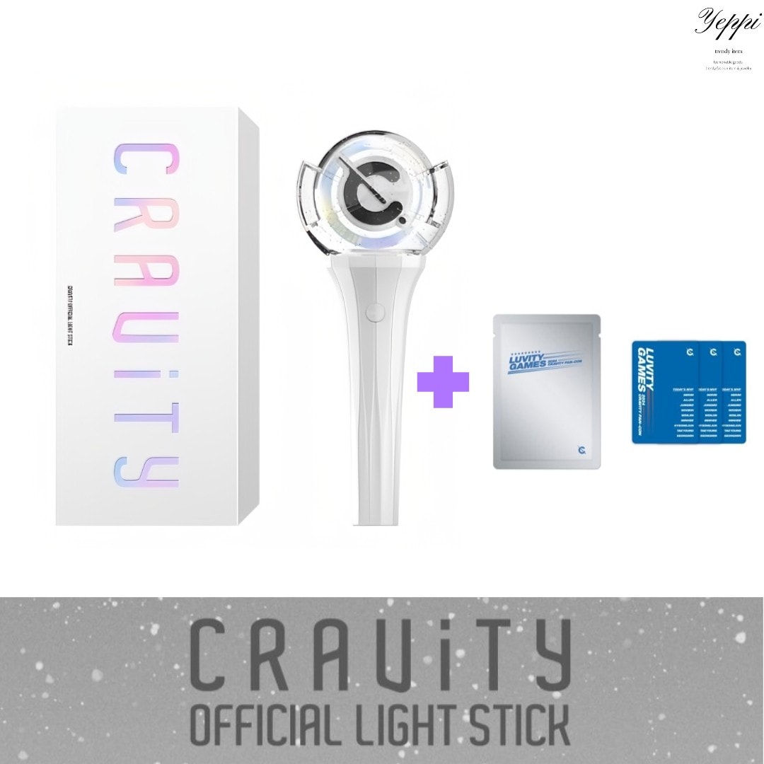 【 当日出庫 】CRAVITY OFFICIAL LIGHT STICK cravity 公式グッズ ペンライト [ 当店特典 CRAVITY FAN-CON ランダムフォトカード1パック ]