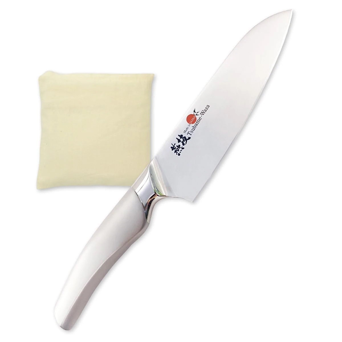 燕技 三徳包丁 よく切れる 刃渡り170mm 三徳 包丁 (JAPANESE KNIFE/MADE IN JAPAN) 日本製 エコバッグ セット