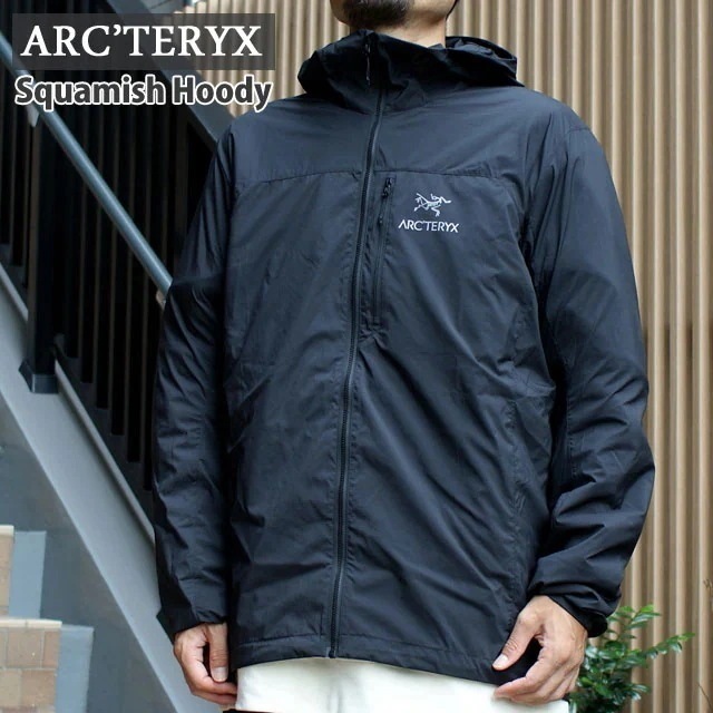 アークテリクス ARCTERYX Squamish Hoody スコーミッシュ フーディ X000007411 BLACK(ブラック) 225-000480-041