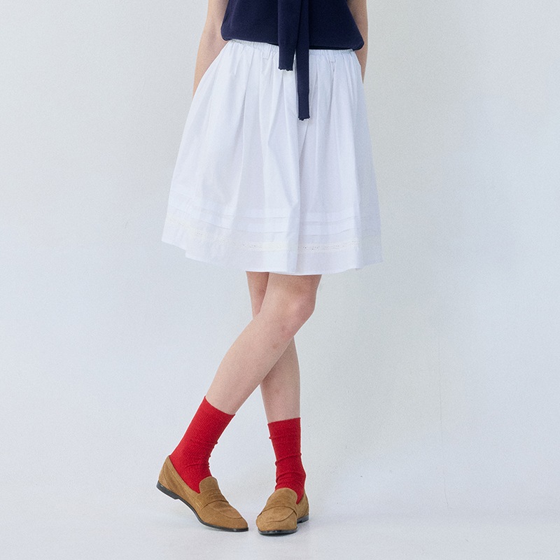 Forest Lace Skirt (White)