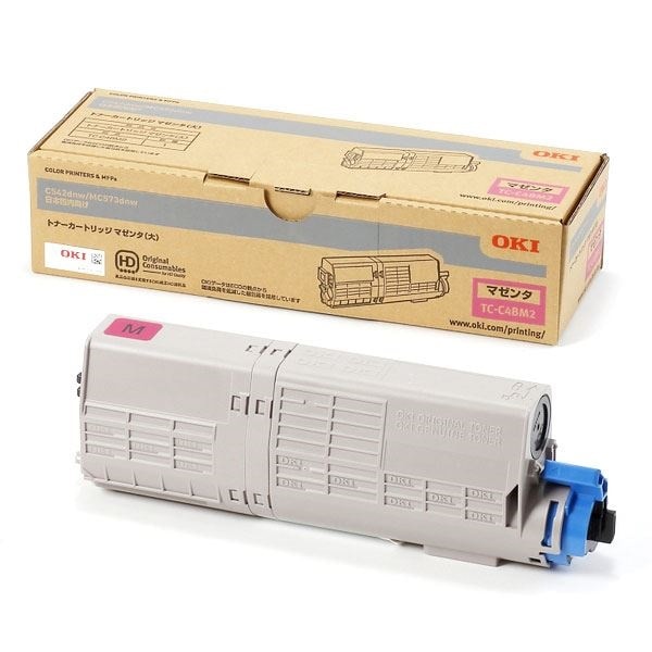 [純正品]OKI 沖電気 トナーカートリッジ[TC-C4BM2 マゼンタ大] 16,605円