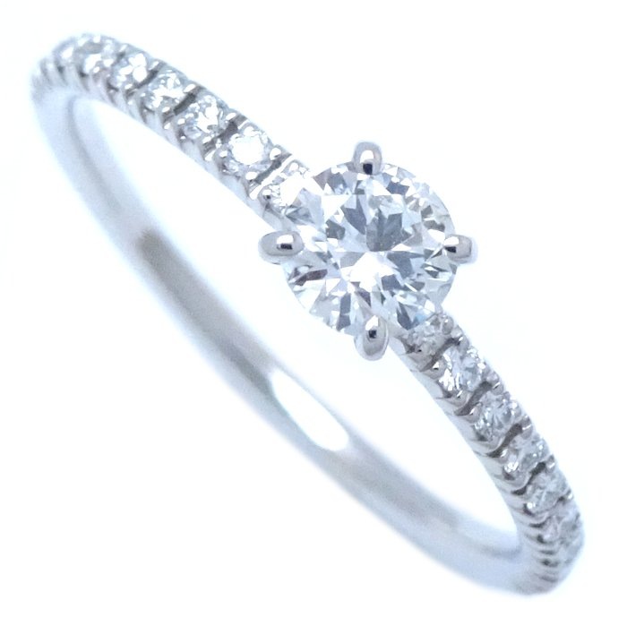 エタンセルドゥカルティエ ソリテール リング 一粒ダイヤモンド0.20ct F.VVS2 #49 9号 N4744200 Pt950/292705【中古】