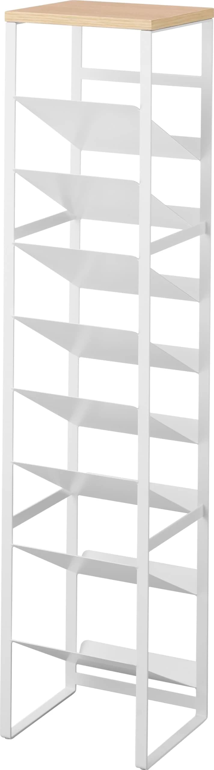 天板付き ボトルストッカー 8段 ホワイト W20×D19.3×H88.5cm タワー tower 縦型 隙間収納 大容量 1491