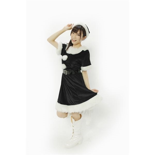 [コスプレ衣装／パーティーグッズ] カラフルサンタガール