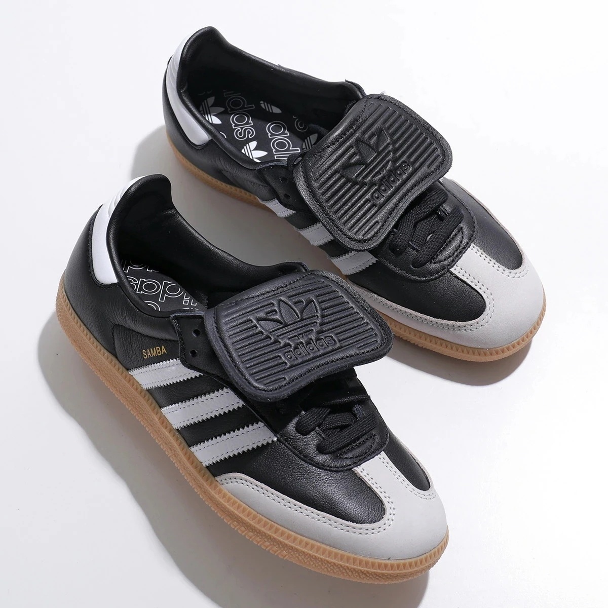 adidas Originals アディダスオリジナルス スニーカー SAMBA LT サンバ IG2010 レディース ローカット レザー シューズ 靴 CBLACK/FTWWHT/GOLDMT 12,539円