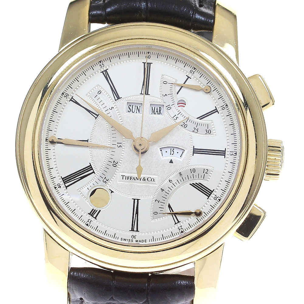 ティファニー TIFFANY&Co. K18YG 自動巻き メンズ 良品 _824448【中古】