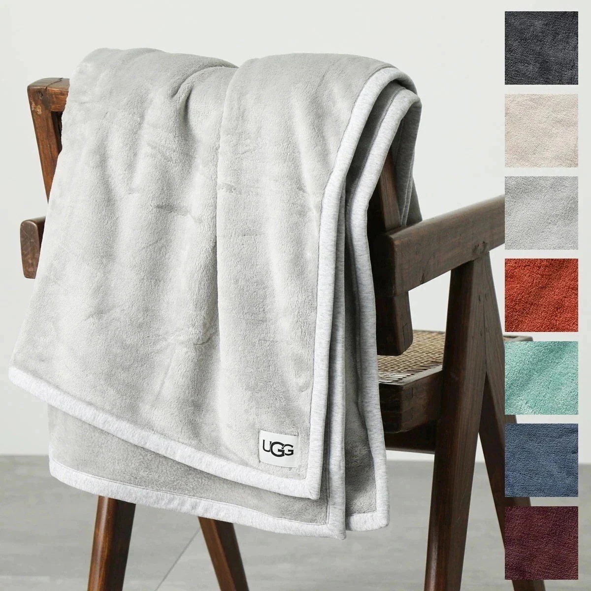 UGG アグ ブランケット DUFFIELD THROW II ダッフィールド スロー 1106011 レディース 毛布 ひざ掛け ロゴ インテリア リラックス