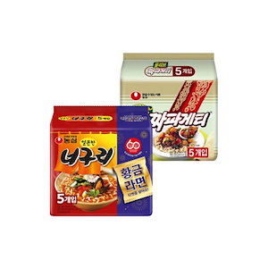 農心チャパゲティ140g 5袋+ノグリ辛味120g 5袋
