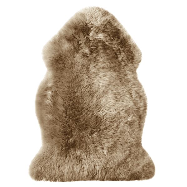 ムートンラグ 約55×80cm 1匹サイズ ブラウン