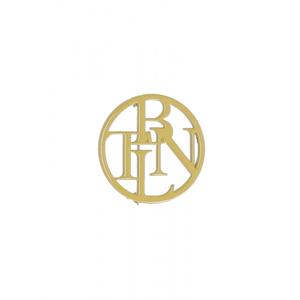BEENTRILLラインロゴブローチ（イエロー）