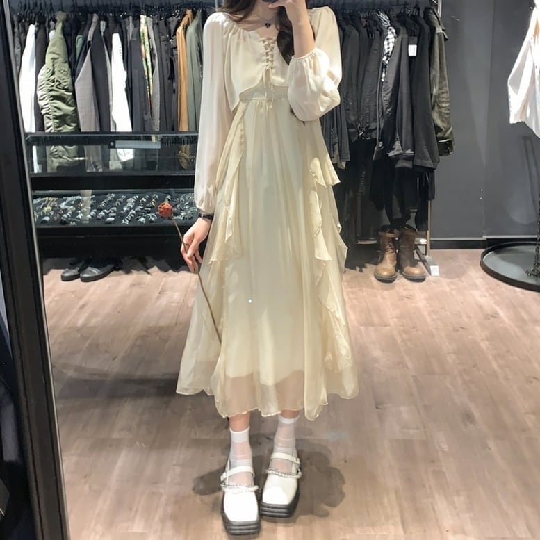 レディース ワンピースセット ツーピース セットアップ 2点セット キャミソールワンピース