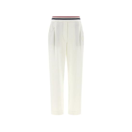 BRUNELLO CUCINELLI Women Tapered Pants MG927P9194 C7220 WHITE