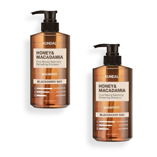 クンダルハニーマカダミアネイチャーシャンプーブラックベリーベイ500ml x 2本しっとりとした香りのよいヘアケアシャワーバス
