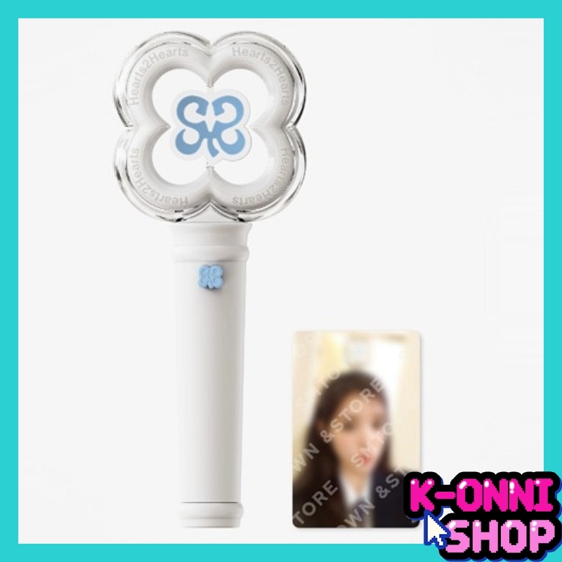 【公式】 Hearts2Hearts ペンライト H2H OFFICIAL LIGHT STICK + トレカ付き 正規品