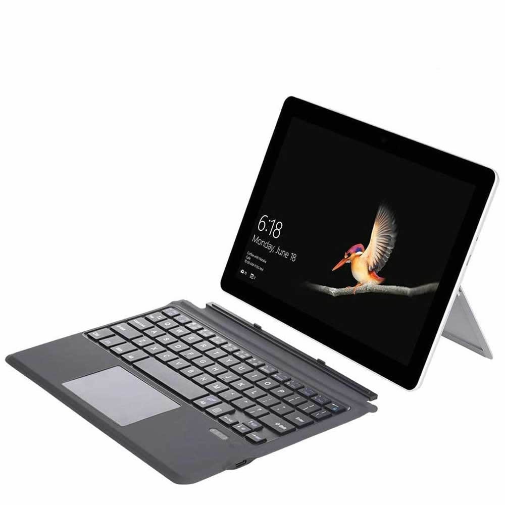 Surface Go Go2 Go3 通用Bluetoothスマートキーボード タッチパッド搭載 ワイヤレス キーボード7色 バックライトキーボード タイプカバー サーフェイス ゴー ゴーツー
