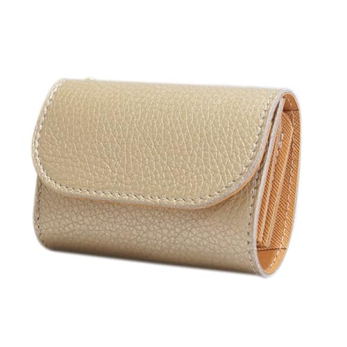 [] コトカル ミニ財布 本革 箔レザー お札が折れない 二つ折り 小さい財布 レディース メンズ (シャンパン) ゴールド 金 11,222円