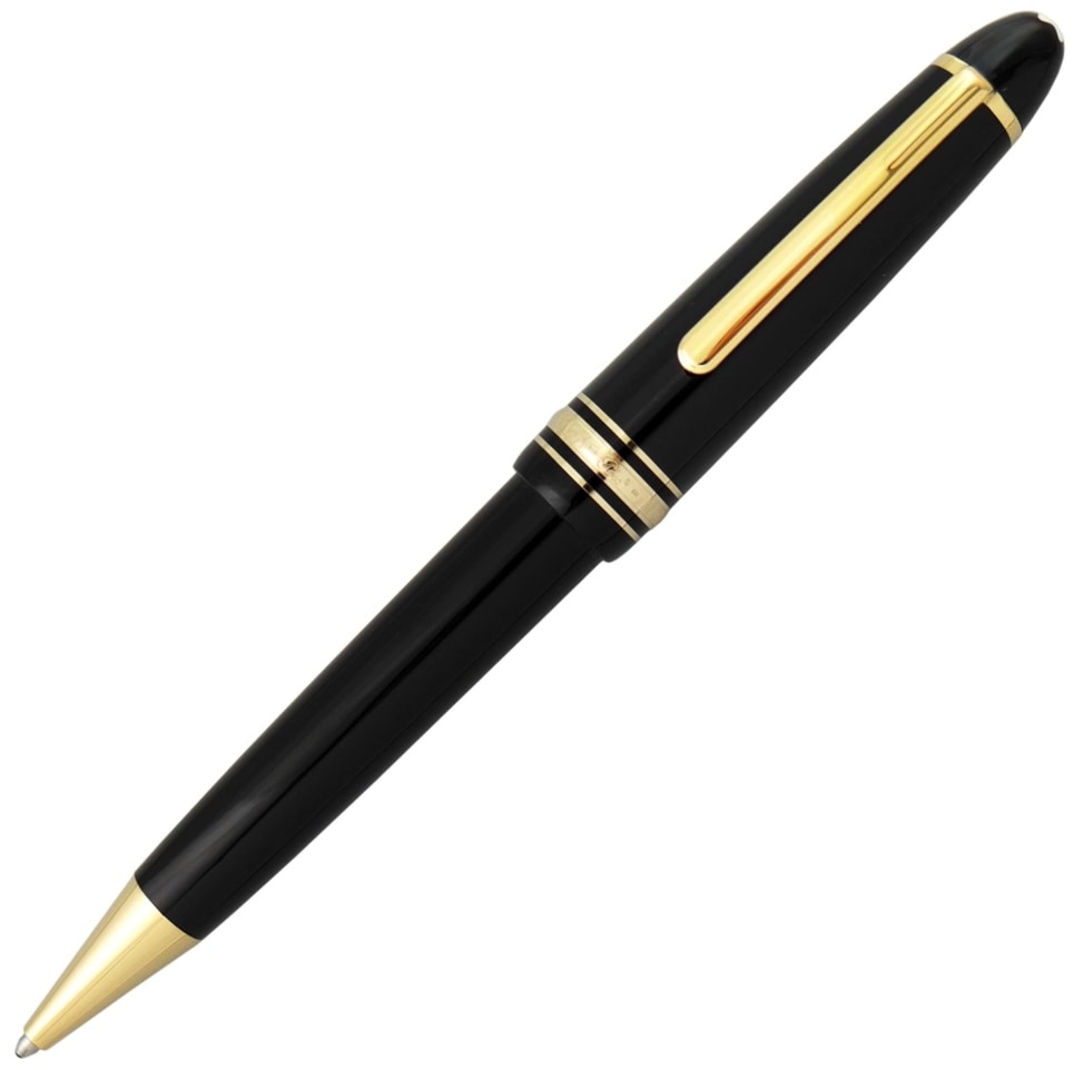 MONTBLANC 132452 161BK モンブラン マイスターシュテュック ルグラン ボールペン ゴールドコーティング ブラック/ゴールド/取寄品