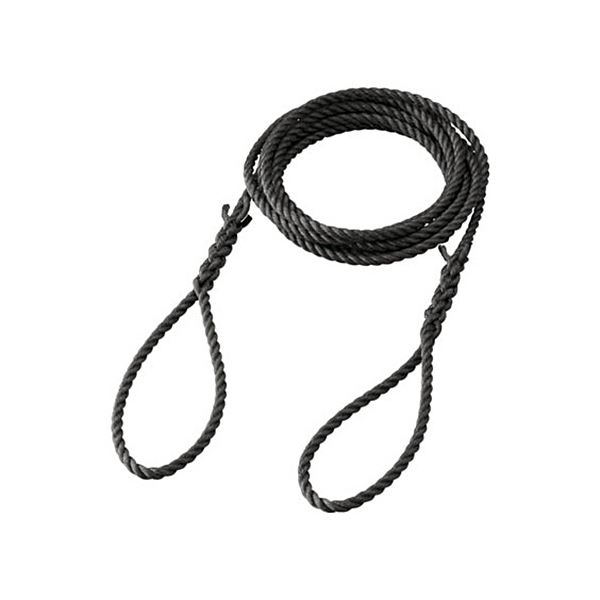 （まとめ）台付ポリプロンピレンロープ 9mmx5m TPP-95 1本 [x3セット]
