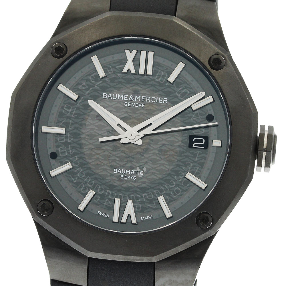 ボーム＆メルシェ Baume & Mercier M0A10617/65900 リビエラ ボーマティック デイト 自動巻き メンズ 美品 箱・保証書付き_962847【中古】