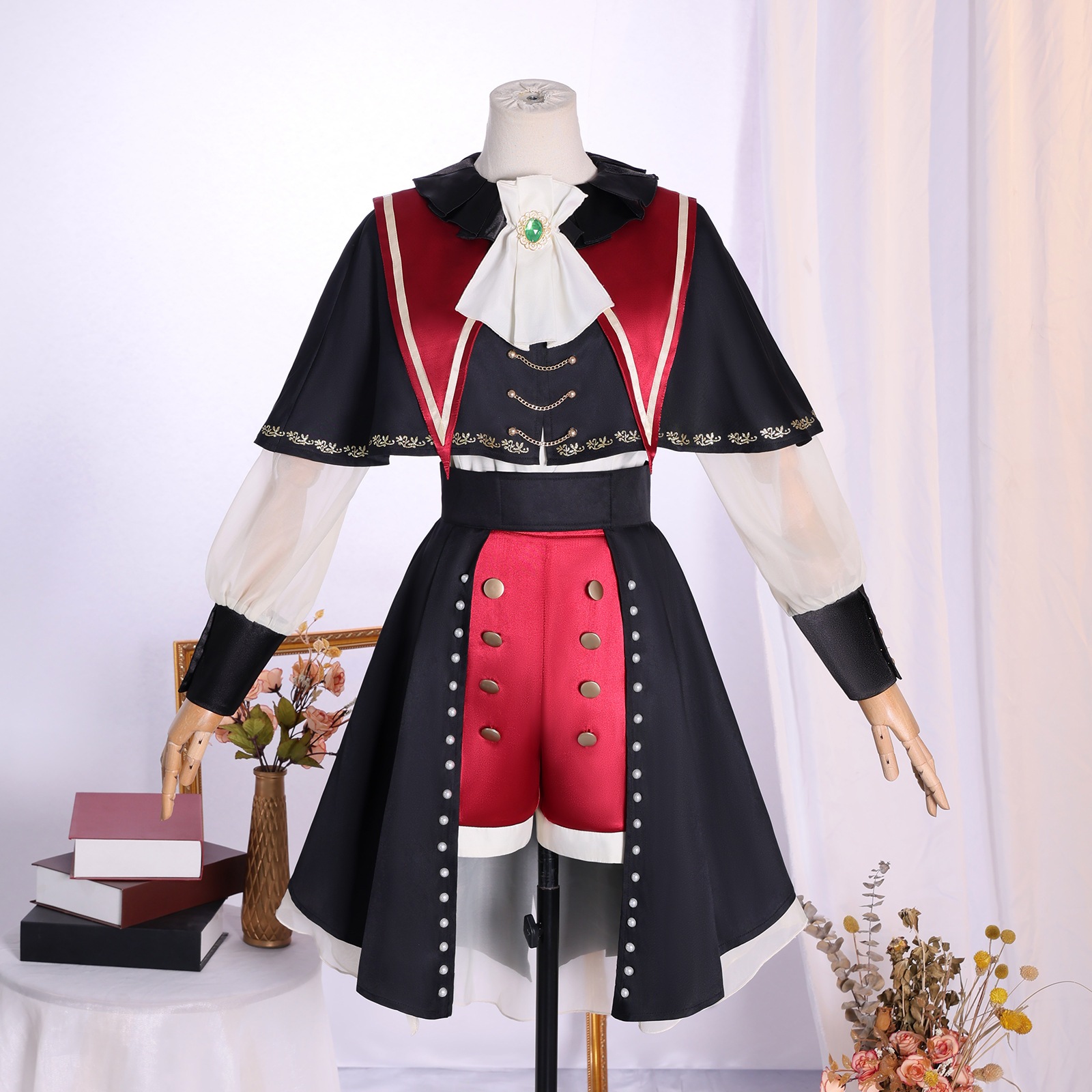 BanG Dream AveMujica頌楽人形若葉睦コスプレ衣装アニメ風女装コスプレ