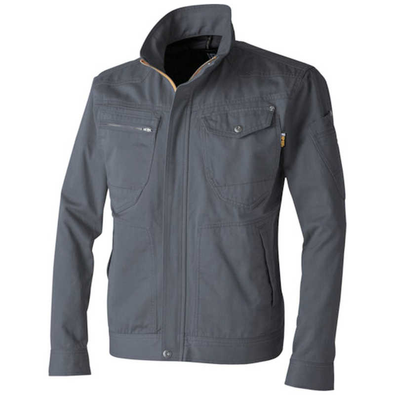 CUC　綿100％長袖ブルゾン グレー 8L　770029058L