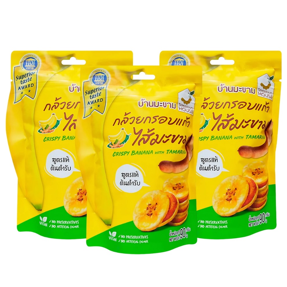 タマリンド ジャムとサクサクバナナ 90g. (TAMARIND HOUSE）3個セット