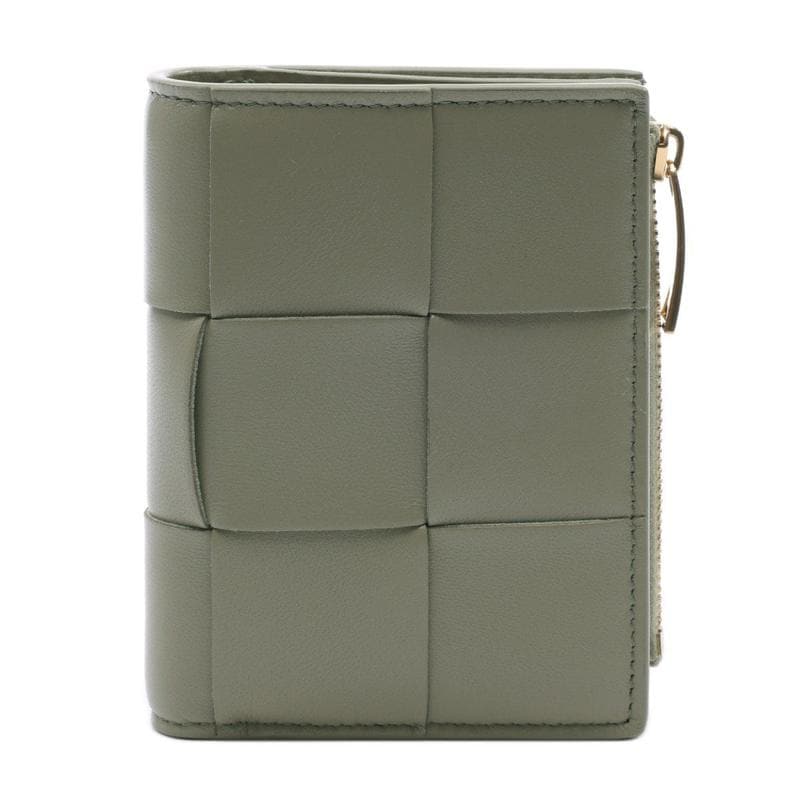 [] 25FW 女性用カセットジッパー二つ折り財布 (742698 VCQC4 2916 25F)