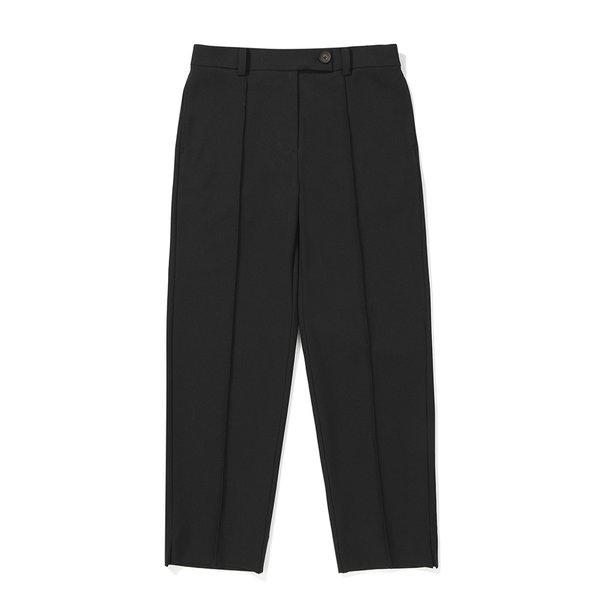 [マルボン公式] ウエストバンド テーパードフィットパンツ BLACK (WOMAN)