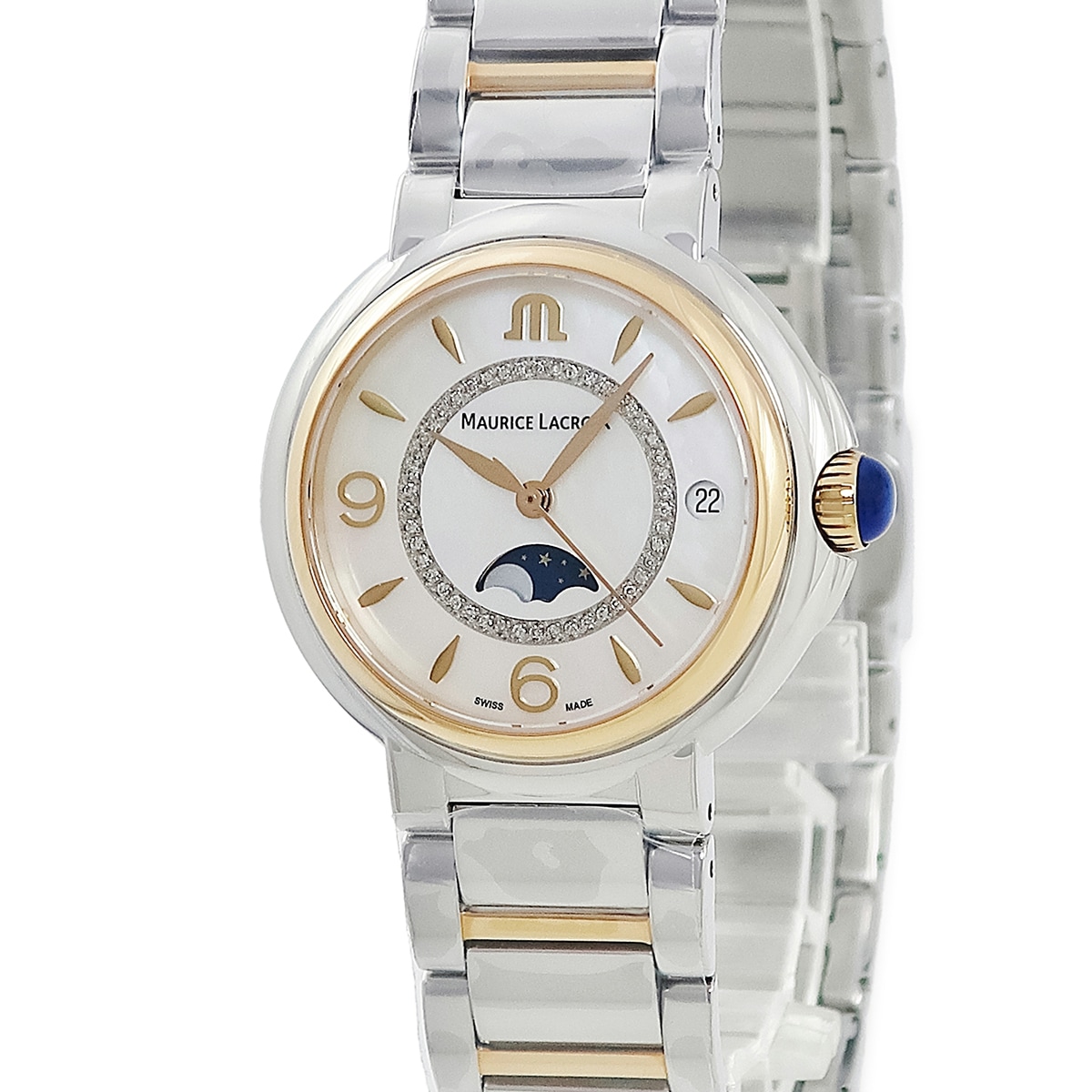 フィアバ FA1084-PVP13-150-1 クオーツ レディース 未使用 純正ダイヤ SS×RGP ラウンド 3年保証