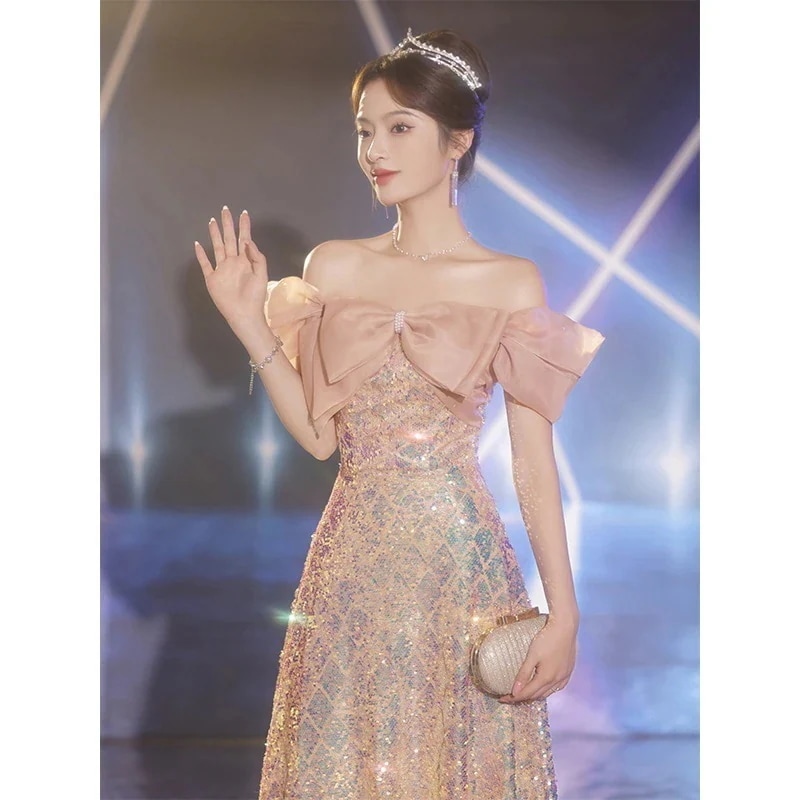 気質 パーティードレス2024大人気 新作 高級感 気質 ワンピース 花嫁ロングドレス 結婚式ワンピース 結婚式 ドレス ウェディングドレス 白 ロングドレス 韓国ファッション57