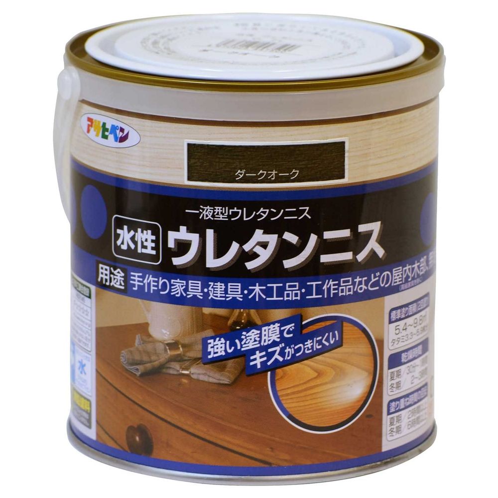 （まとめ買い）水性ウレタンニス 0.7L ダークオーク [x3]