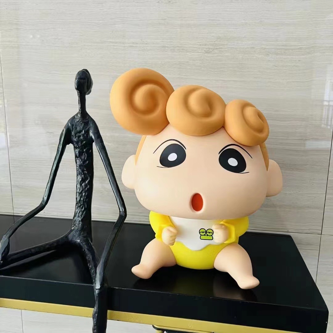 クレヨンリトル初心者フィギュア 1:1 オーナメント野原しんのすけ葵城人形トレンディアニメモデルギフト