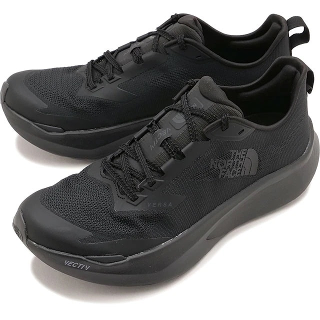 スニーカー メンズ ベクティブバーサ [NF52602-KK] 厚底 ランニングシューズ 黒 TNFブラック/TNFブラック 正規取扱店