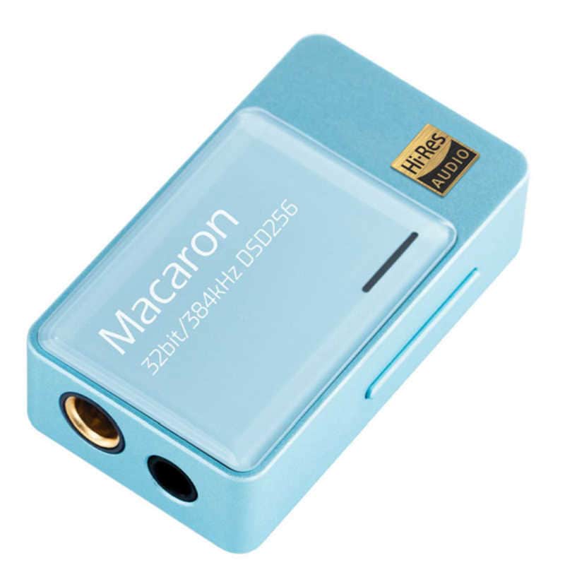 IBASSOJR　ポータブルヘッドホンアンプ パステルブルー　iBJr-Macaron-BL