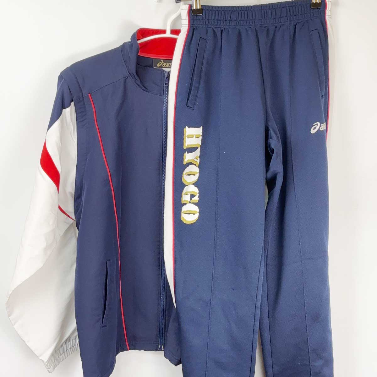 【中古】[上下セット] 兵庫県代表 国体 陸上競泳競 ジャージ ジャケット パンツ M アシックス 5,585円