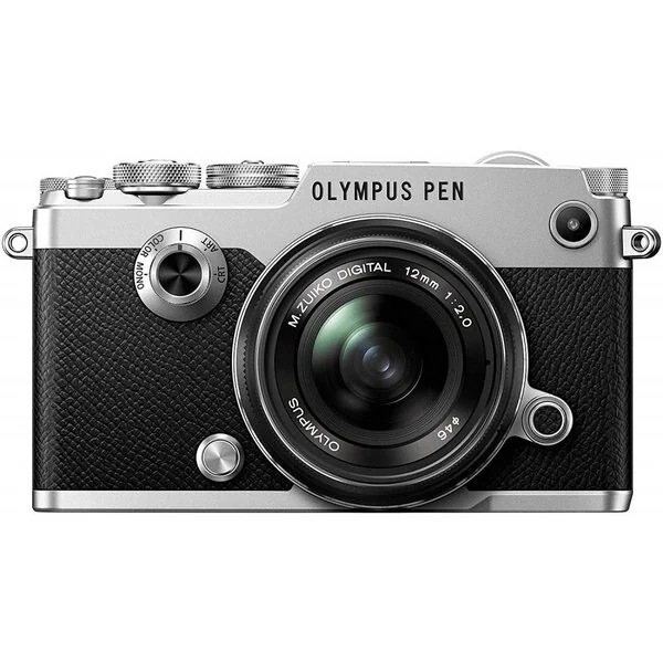 【中古】オリンパス OLYMPUS PEN-F 12mm F2.0LK SLV SDカード付き