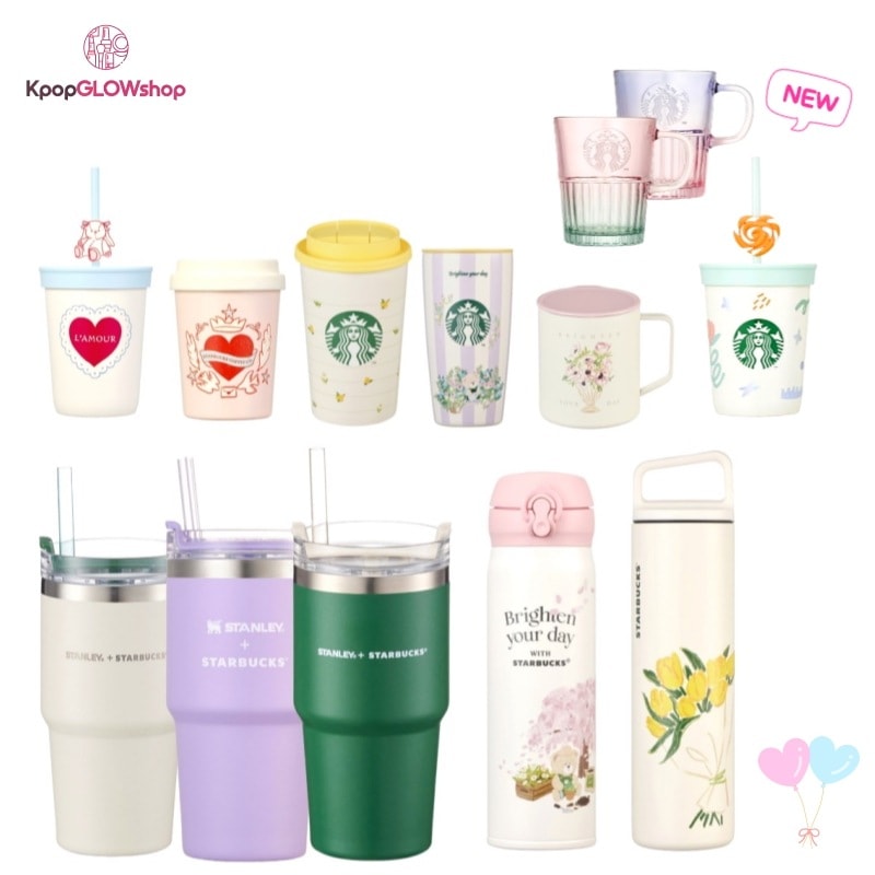 [韓国 公式正規品] SS グッドフォーユー ロリポップ グラス スタンレー フラワーマーケット タンブラー