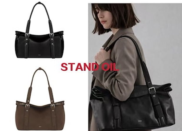 韓国 人気 バック STAND OIL ショルダーバッグ (2色展開)10代 20代 30代